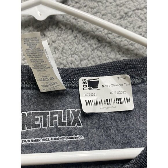 Stranger Things Mens Sweatshirt Black Size 2XL New(other) - Picture 4 of 5